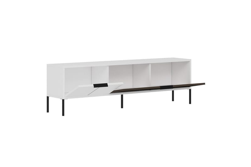 Hew Tv-bänk 150 cm - Vit/Valnöt - Möbler - Tv möbel & mediamöbel - TV bänk & mediabänk