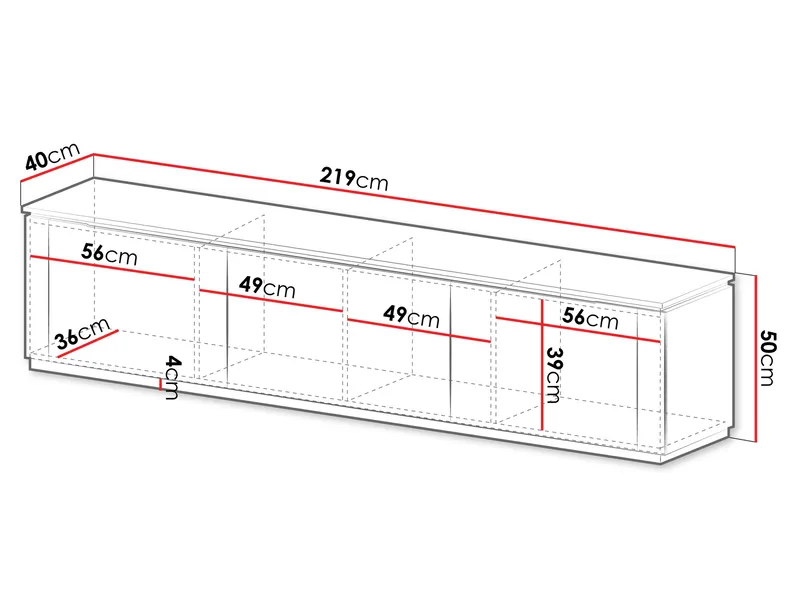 Hilafin Tv-Bänk - Möbler - Tv möbel & mediamöbel - TV skåp