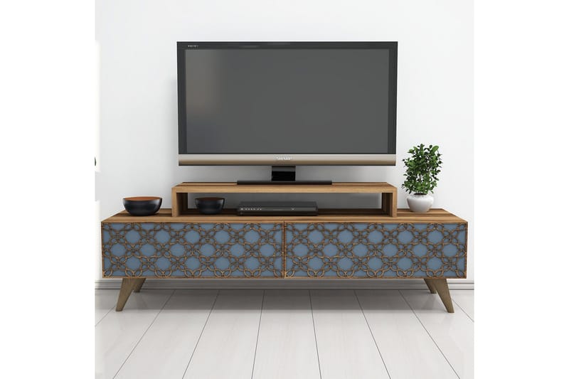Hovdane TV-Bänk 140 cm - Brun - Möbler - Tv möbel & mediamöbel - TV bänk & mediabänk