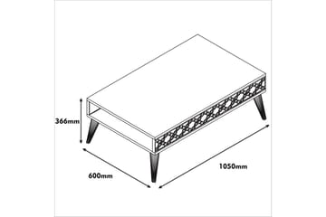 Hovdane TV-Möbelset 140 cm - Brun - Möbler - Tv möbel & mediamöbel - TV-möbelset