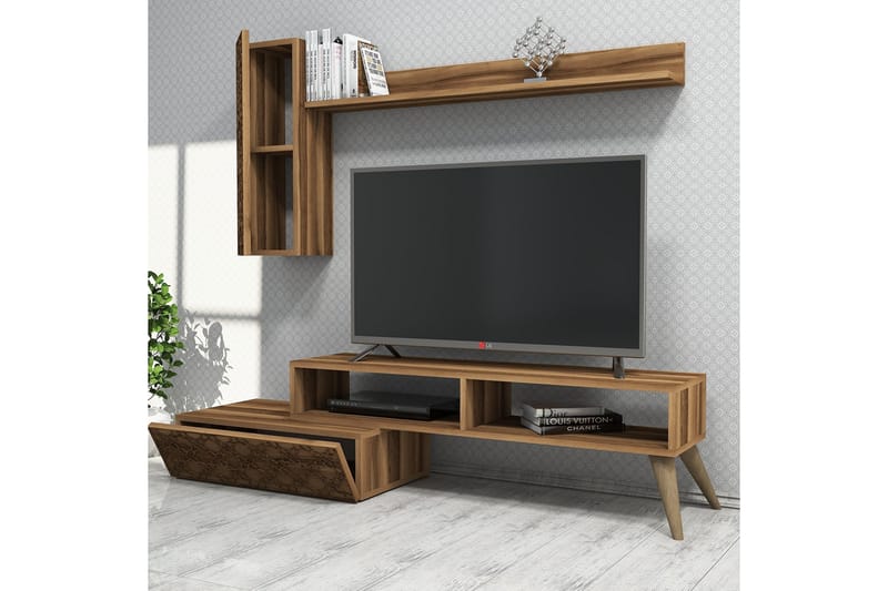 Hovdane TV-Möbelset 150 cm - Brun - TV-möbelset