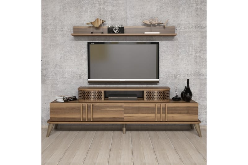 Hovdane TV-Möbelset 168 cm - Brun - TV-möbelset