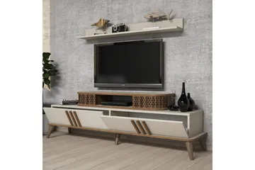 Hovdane TV-Möbelset 168 cm - Vit - Möbler - Tv möbel & mediamöbel - TV-möbelset