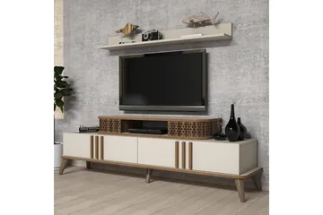 Hovdane TV-Möbelset 168 cm - Vit - Möbler - Tv möbel & mediamöbel - TV-möbelset