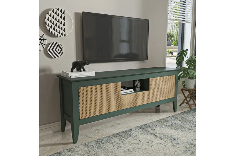 Hue Tv-bänk 150 cm - Grön - Möbler - Tv möbel & mediamöbel - TV bänk & mediabänk