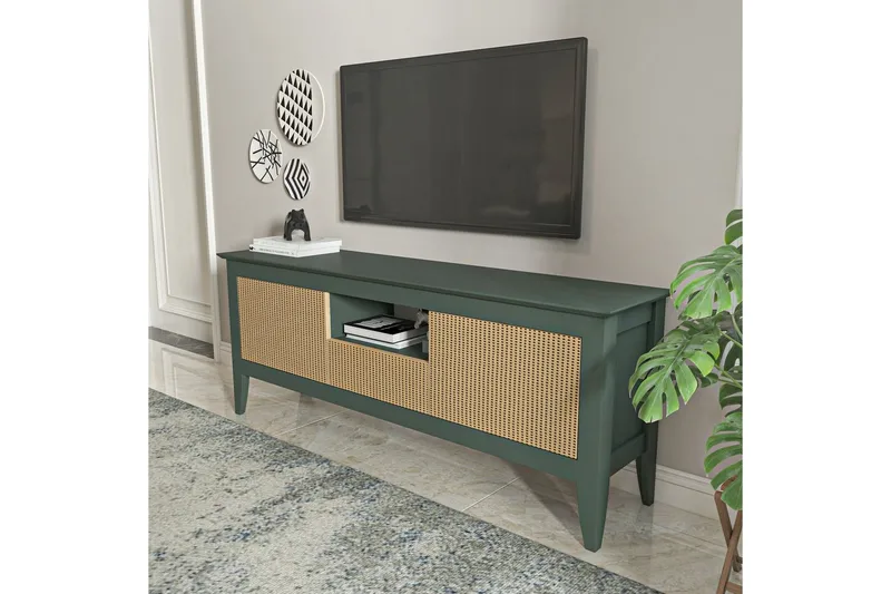 Hue Tv-bänk 150 cm - Grön - Möbler - Tv möbel & mediamöbel - TV bänk & mediabänk