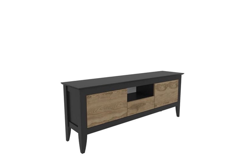 Hue Tv-bänk 150 cm, Svart/Ek