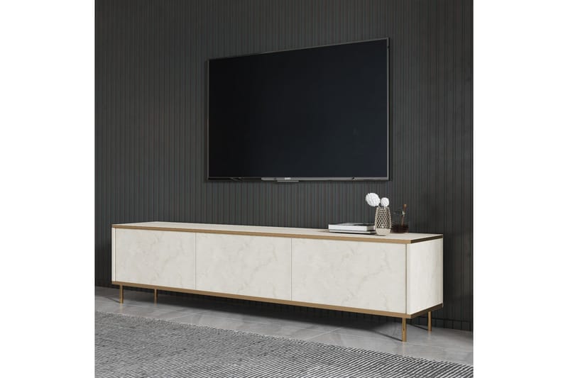 Imaj Tv-bänk 180 cm - Guld/Taupe - Möbler - Tv möbel & mediamöbel - TV bänk & mediabänk