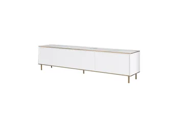 Imaj Tv-bänk 180 cm - Vit marmor/Guld - Möbler - Tv möbel & mediamöbel - TV bänk & mediabänk