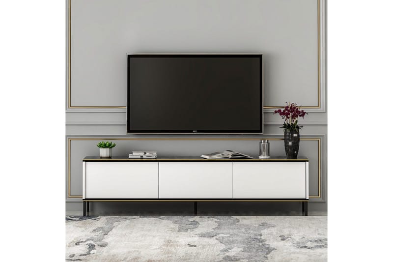 Imaj Tv-bänk 180 cm - Vit - Möbler - Tv möbel & mediamöbel - TV bänk & mediabänk