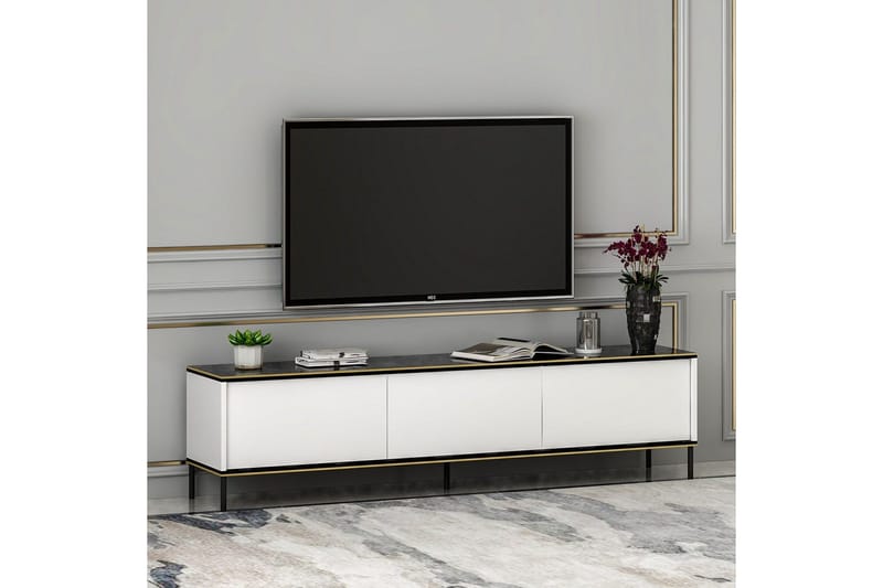 Imaj Tv-bänk 180 cm - Vit - Möbler - Tv möbel & mediamöbel - TV bänk & mediabänk