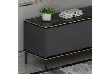 Imaj Tv-bänk 180x35 cm Svart - Hanah Home - Möbler - Tv möbel & mediamöbel - TV bänk & mediabänk