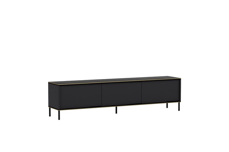 Imaj Tv-bänk 180x35 cm Svart - Hanah Home - Möbler - Tv möbel & mediamöbel - TV bänk & mediabänk