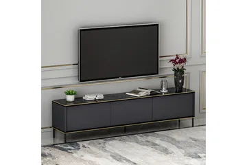 Imaj Tv-bänk 180x35 cm Svart - Hanah Home - Möbler - Tv möbel & mediamöbel - TV bänk & mediabänk