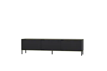 Imaj Tv-bänk 180x35 cm Svart - Hanah Home - Möbler - Tv möbel & mediamöbel - TV bänk & mediabänk