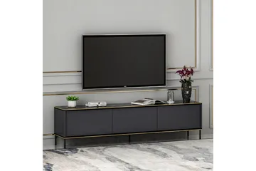Imaj Tv-bänk 180x35 cm Svart - Hanah Home - Möbler - Tv möbel & mediamöbel - TV bänk & mediabänk