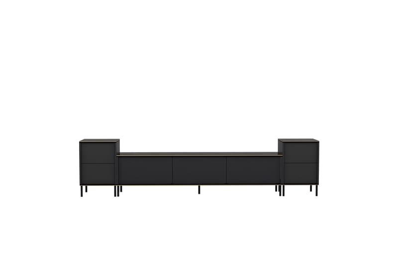 Imaj Tv-möbelset 180x35 cm Svart - Hanah Home - TV-möbelset