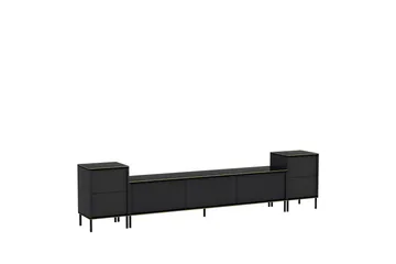 Imaj Tv-möbelset 180x35 cm Svart - Hanah Home - Möbler - Tv möbel & mediamöbel - TV-möbelset