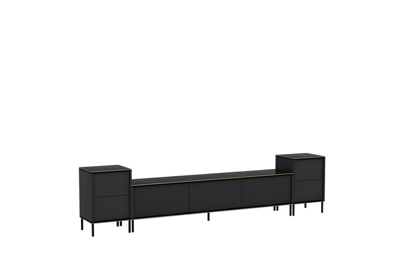 Imaj Tv-möbelset 180x35 cm Svart - Hanah Home - Möbler - Tv möbel & mediamöbel - TV-möbelset