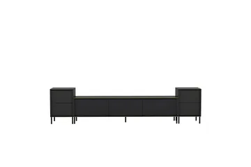 Imaj Tv-möbelset 180x35 cm Svart - Hanah Home - Möbler - Tv möbel & mediamöbel - TV-möbelset