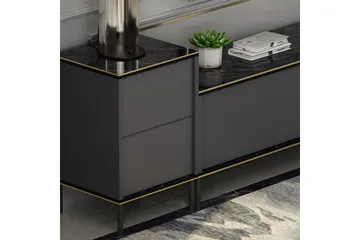 Imaj Tv-möbelset 180x35 cm Svart - Hanah Home - Möbler - Tv möbel & mediamöbel - TV-möbelset