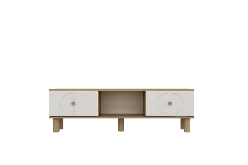 Inci Tv-bänk 150 cm - Vit/Multifärgad - Möbler - Tv möbel & mediamöbel - TV bänk & mediabänk