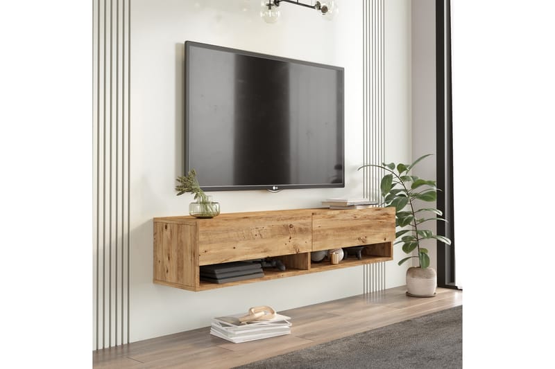 Jaivind Tv-möbelset 140x31,6 cm Mörkblå - Hanah Home - TV-möbelset