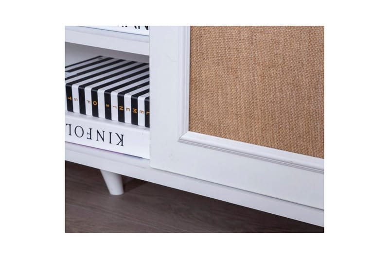 Jatinder Tv-bänk 55 cm - Natur/Vit - Möbler - Tv möbel & mediamöbel - TV bänk & mediabänk