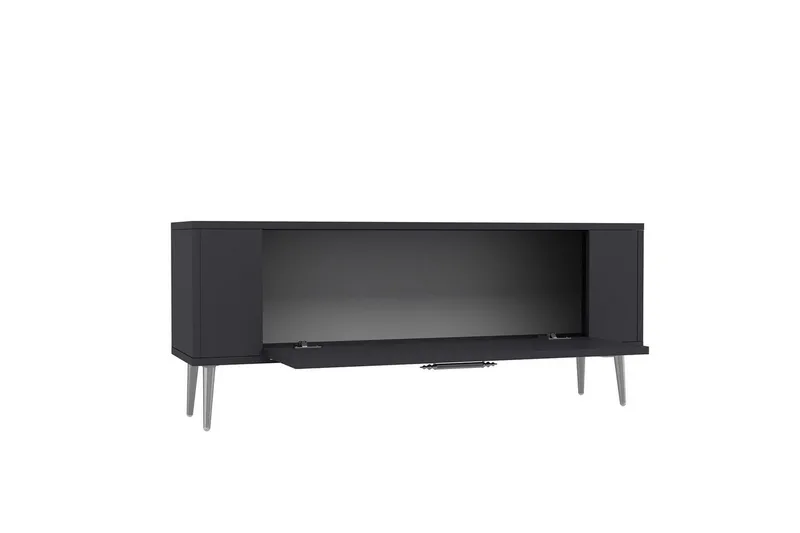 Javin Tv-bänk 120 cm - Antracit/Silver - Möbler - Tv möbel & mediamöbel - TV bänk & mediabänk