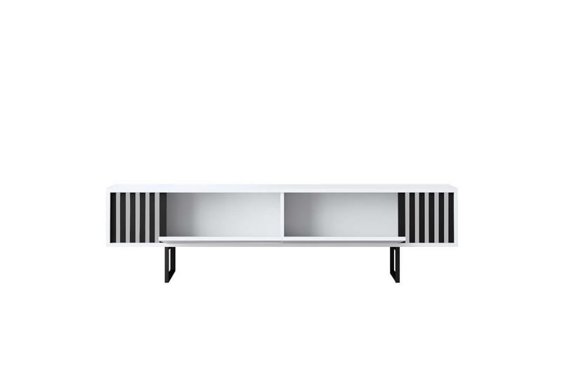 Jeval Tv-bänk 180 cm - Svart/Vit - Möbler - Tv möbel & mediamöbel - TV bänk & mediabänk