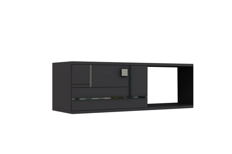 Jorin Tv-bänk 150 cm - Antracit/Silver - Möbler - Tv möbel & mediamöbel - TV bänk & mediabänk