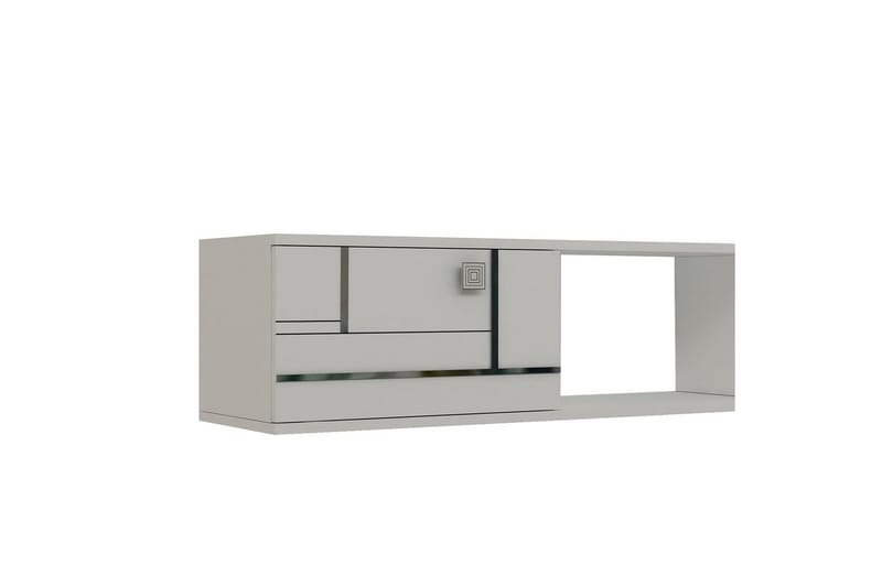 Jorin Tv-bänk 150 cm - Vit/Silver - Möbler - Tv möbel & mediamöbel - TV bänk & mediabänk