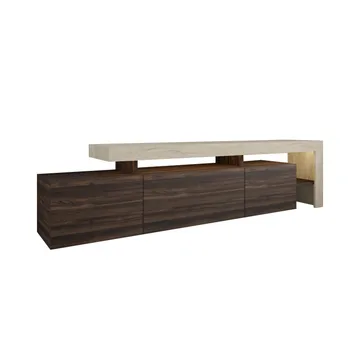 Jurukovo TV-bänk 192x53x37 cm - Valnöt - Möbler - Tv möbel & mediamöbel - TV bänk & mediabänk