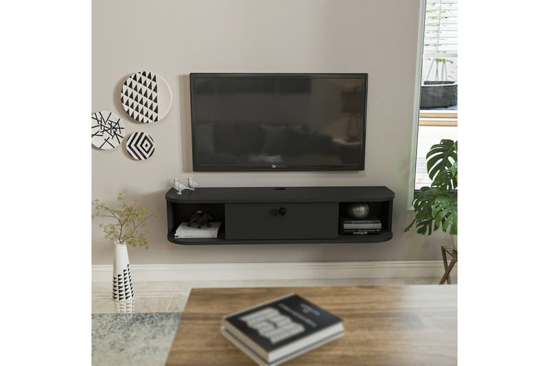 Kalvos Tv-bänk 120 cm - Antracit - Möbler - Tv möbel & mediamöbel - TV bänk & mediabänk