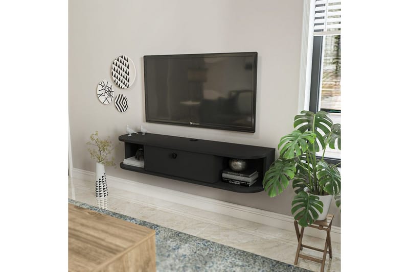 Kalvos Tv-bänk 120 cm - Antracit - Möbler - Tv möbel & mediamöbel - TV bänk & mediabänk