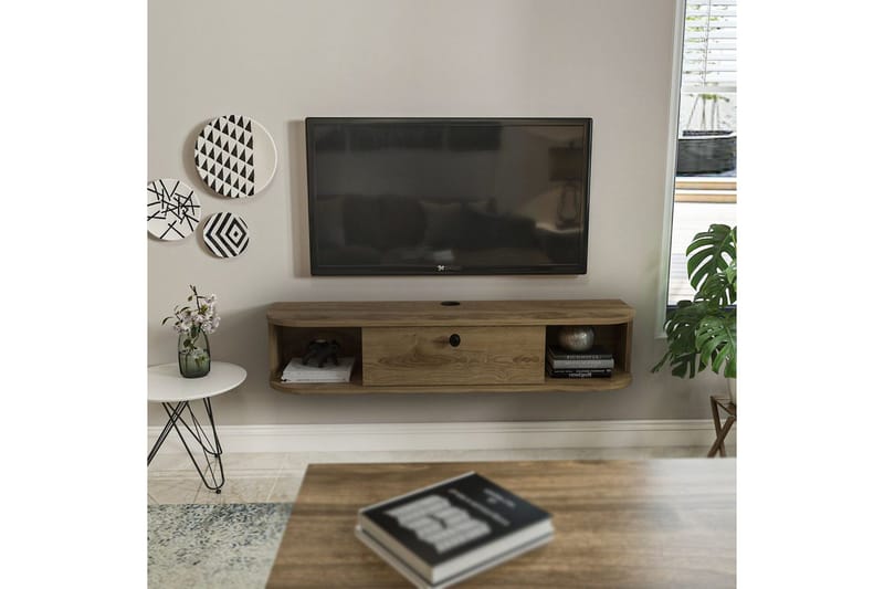 Kalvos Tv-bänk 120 cm - Ek - Möbler - Tv möbel & mediamöbel - TV bänk & mediabänk