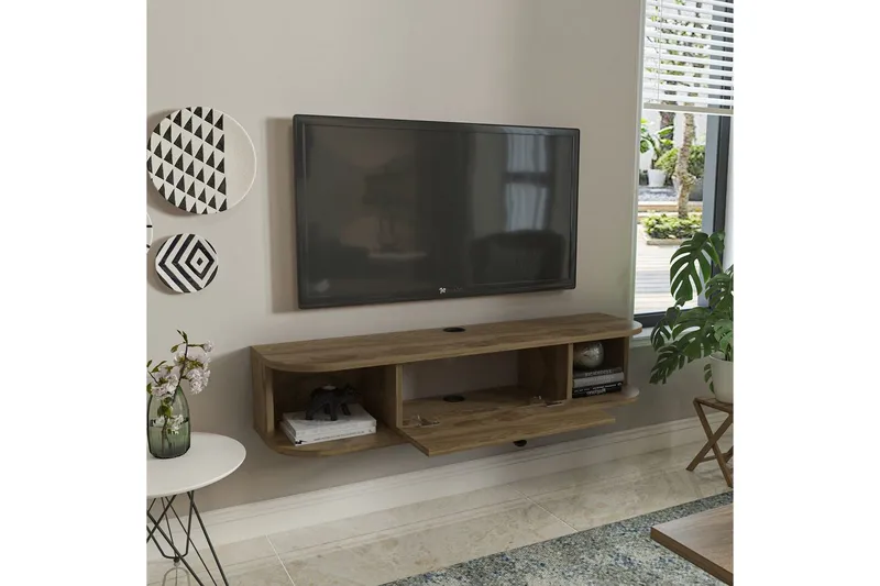 Kalvos Tv-bänk 120 cm - Ek - Möbler - Tv möbel & mediamöbel - TV bänk & mediabänk