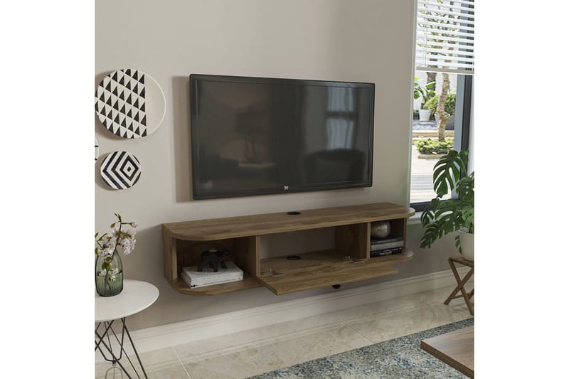 Kalvos Tv-bänk 120 cm - Ek - Möbler - Tv möbel & mediamöbel - TV bänk & mediabänk
