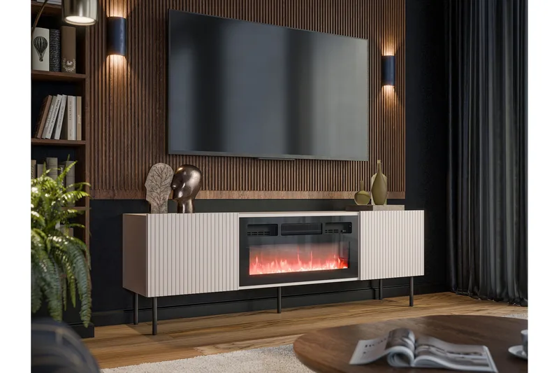 Kamta Tv-bänk 180 cm - Cashmere - Möbler - Tv möbel & mediamöbel - TV bänk & mediabänk