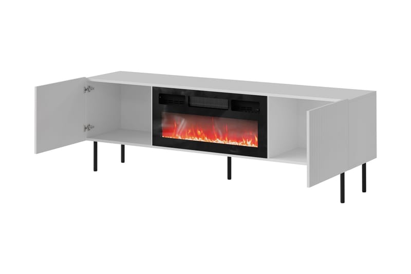 Kamta Tv-bänk 180 cm - Svart - Möbler - Tv möbel & mediamöbel - TV bänk & mediabänk