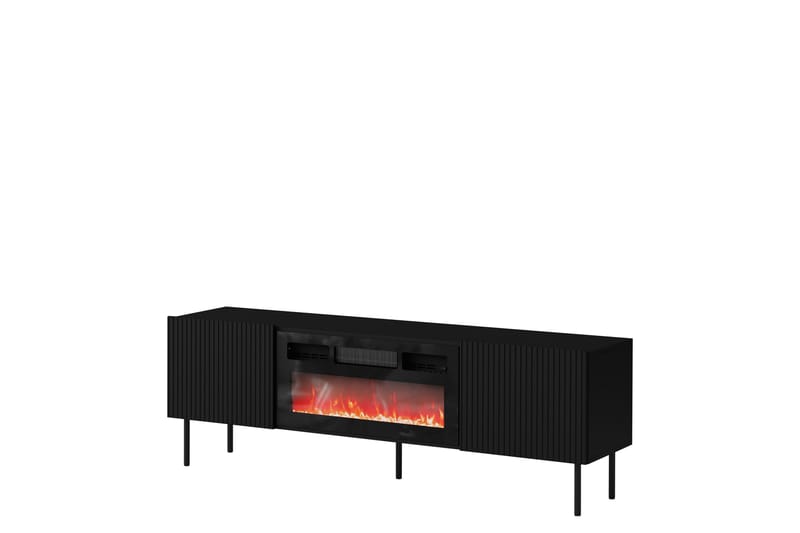 Kamta Tv-bänk 180 cm - Svart - Möbler - Tv möbel & mediamöbel - TV bänk & mediabänk