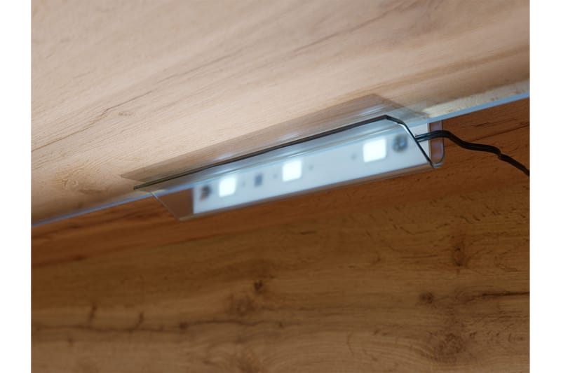 Kanak Tv-bänk 140 cm - Natur/Svart - Möbler - Tv möbel & mediamöbel - TV bänk & mediabänk