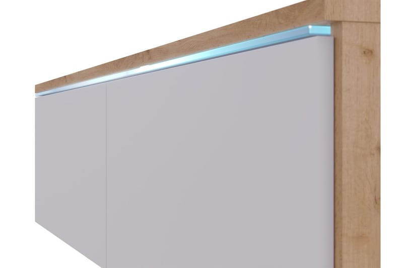 Kanak Tv-bänk 140 cm - Natur/Vit - Möbler - Tv möbel & mediamöbel - TV bänk & mediabänk