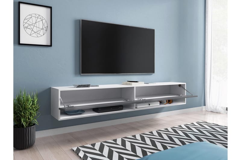 Kanak Tv-bänk 180 cm - Svart - Möbler - Tv möbel & mediamöbel - TV bänk & mediabänk