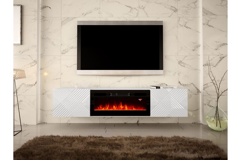 Kanak Tv-bänk 180 cm - Vit - Möbler - Tv möbel & mediamöbel - TV bänk & mediabänk