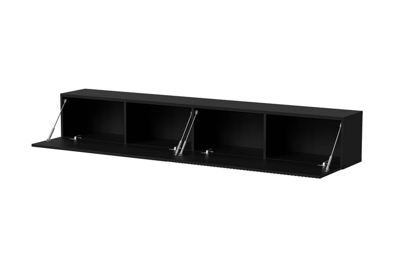 Kangana Tv-bänk 200 cm - Svart - Möbler - Tv möbel & mediamöbel - TV bänk & mediabänk