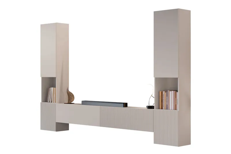 Kangana Tv-möbelset, Beige