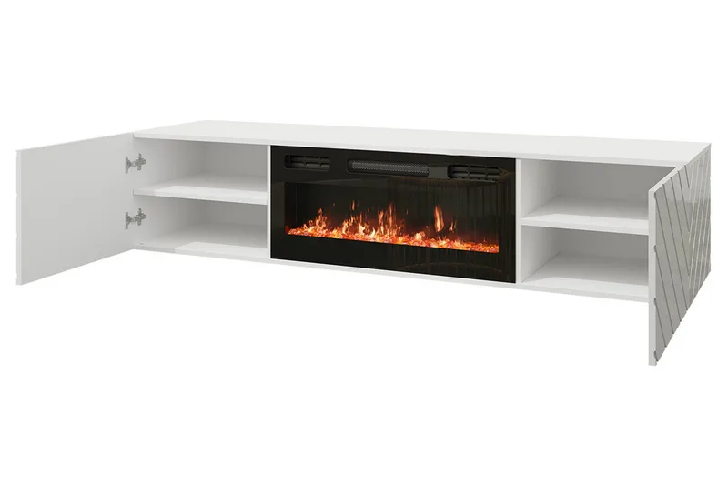 Kanki Tv-bänk 183 cm - Svart - Möbler - Tv möbel & mediamöbel - TV bänk & mediabänk