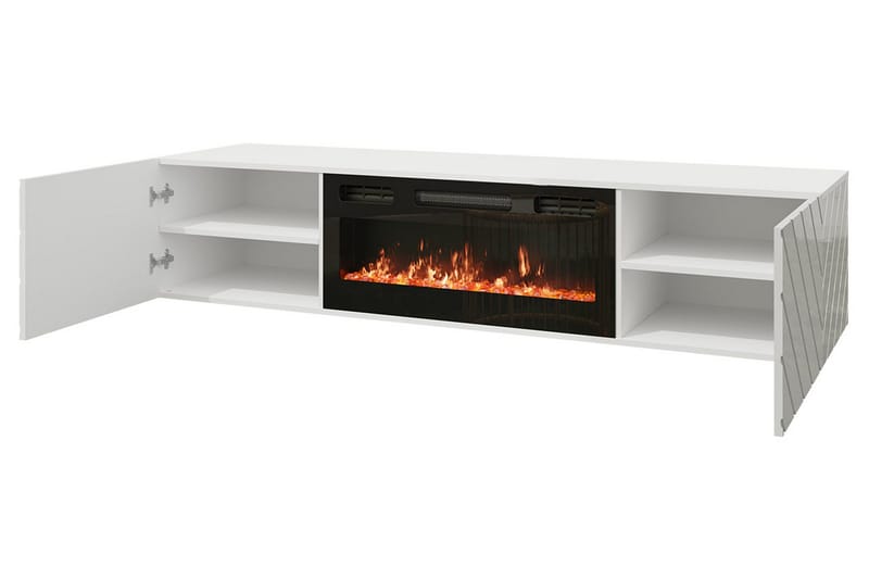 Kanki Tv-bänk 183 cm - Svart - Möbler - Tv möbel & mediamöbel - TV bänk & mediabänk