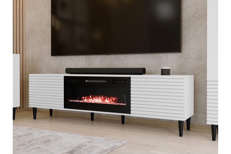 Kannu Tv-bänk 181 cm - Vit - Möbler - Tv möbel & mediamöbel - TV bänk & mediabänk